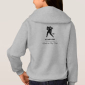Hockey Speler Shirt – Bold & Dynamisch IJshockey (Achterkant)