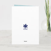 Hockey Spelers en Coaches Aangepaste Bericht Kaart (Achterkant)