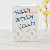 Hockey Spelers en Coaches Aangepaste Bericht Kaart (Gele Bloem)