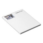 Hockey-spelers en Refereer Face Off Notitieblok (Schuin)