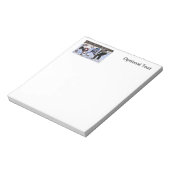 Hockey-spelers en Refereer Face Off Notitieblok (Linkerzijde)