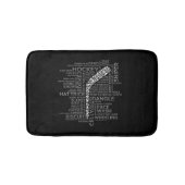 Hockey-spelers en Slang Badmat (Voorkant)