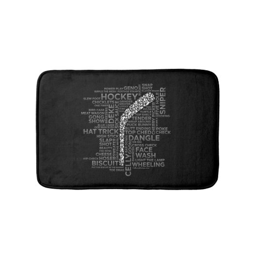 Hockey-spelers en Slang Badmat (Voorkant)