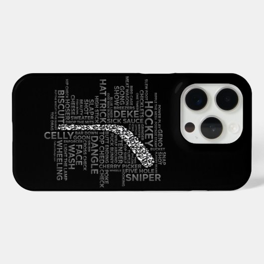 Hockey-spelers en Slang Case-Mate iPhone Case (Achterkant (horizontaal))