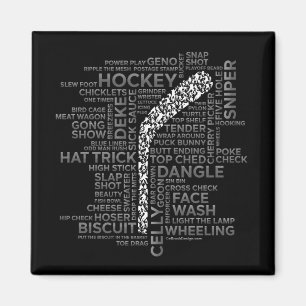 Hockey-spelers en Slang Magneet