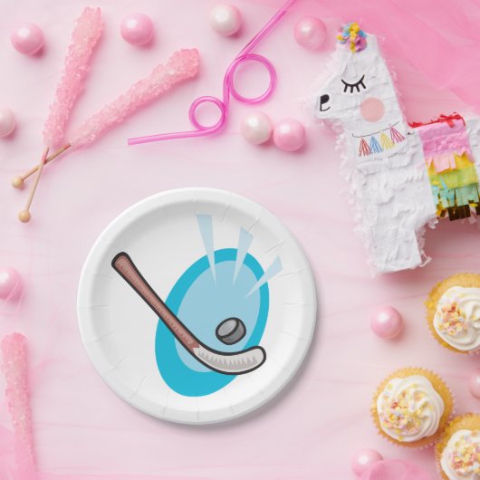 Hockey Sport Papieren Bordje (Feest)