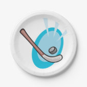 Hockey Sport Papieren Bordje (Voorkant)