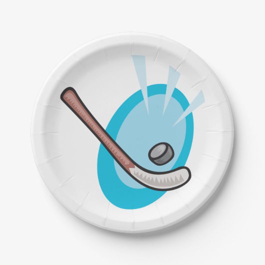 Hockey Sport Papieren Bordje (Voorkant)