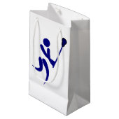 Hockey Sport Spel Gift Bag Klein Cadeauzakje (Voorkant Gekanteld)