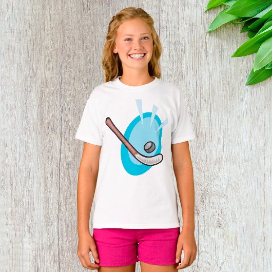 Hockey Sport Stick en Puck T-Shirt