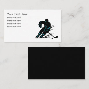 Hockey Sport Thema Visitekaartje Design