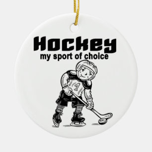 Hockey Sport van Choice Tshirts en Gifts Keramisch Ornament