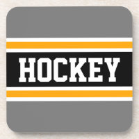 HOCKEY Sportief Grijs Geel Zwart Wit Strepen