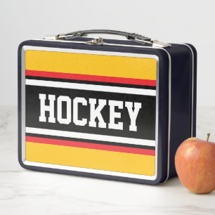 HOCKEY Sportief Zwart Wit Rood Geel Strepen