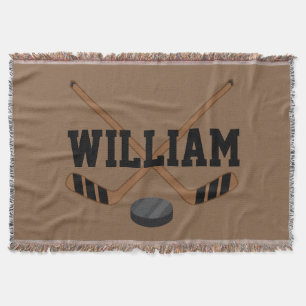 Hockey Sports Fan Blanket Gift Deken