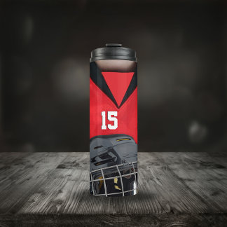 Hockey Sports Gear Custom Jersey Number Thermosbeker