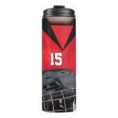 Hockey Sports Gear Custom Jersey Number Thermosbeker (Voorkant)