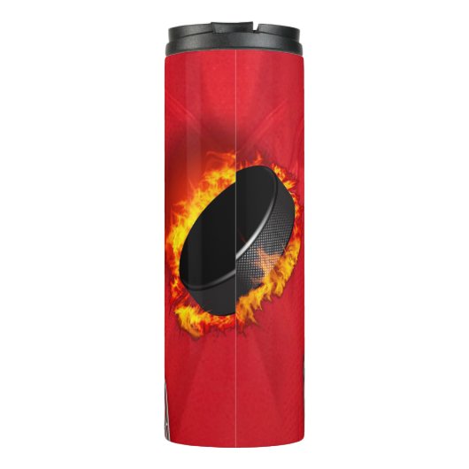 Hockey Sports Gear Custom Jersey Number Thermosbeker (Achterkant)