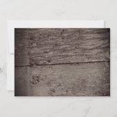 Hockey Sports Rustic Foto Afstuderen kondiging Kaart (Achterkant)