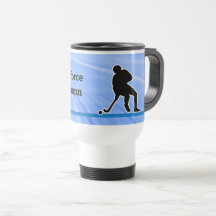 Hockey Sports Silhouette player personaliseert