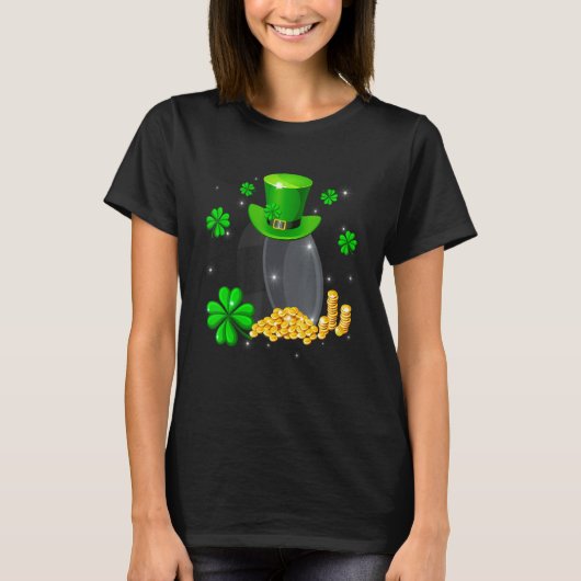  Hockey St Patrick S Day Shamrock Irish Cos T-shirt (Voorkant)