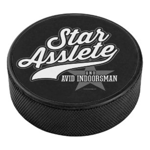 Hockey Star Asslete (Vid Indoorsman) Puck