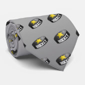 Hockey Star Puck Stropdas (Opgerold)