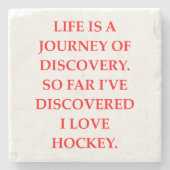 hockey stenen onderzetter (Voorkant)