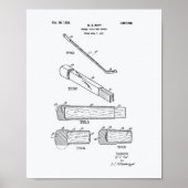 Hockey Stick End Buffer 1927 - Whitepaper Poster (Voorkant)