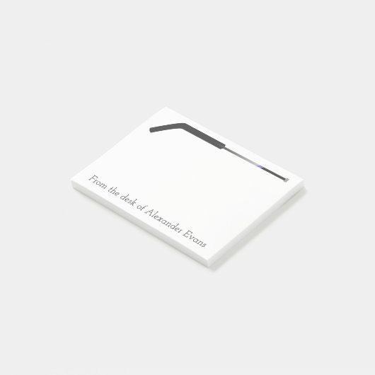 Hockey Stick Goaly Post-it® Notes (Schuin)