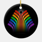 Hockey Stick Spectrum Keramisch Ornament (Achterkant)