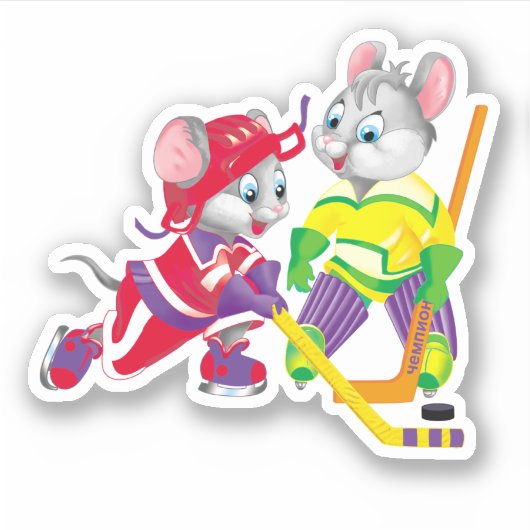 hockey sticker (Voorkant)