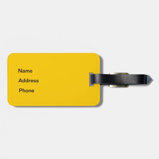 Hockey Sticks Bagagelabel (Achterkant horizontaal)