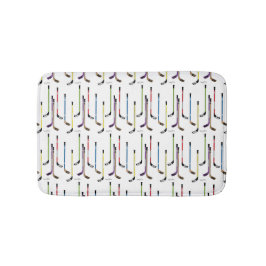 Hockey Sticks Bathroom Badmat