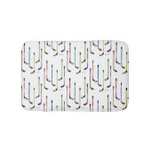 Hockey Sticks Bathroom Colorful Badmat (Voorkant)