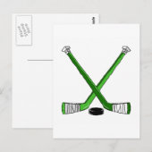 Hockey Sticks Briefkaart (Voorkant / Achterkant)