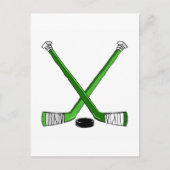 Hockey Sticks Briefkaart (Voorkant)