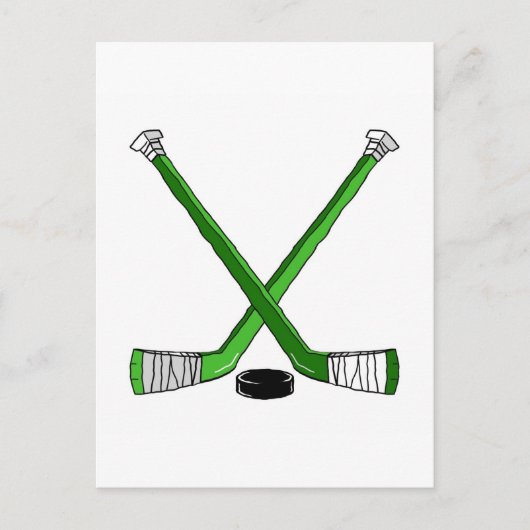 Hockey Sticks Briefkaart (Voorkant)