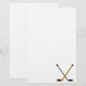 Hockey Sticks Briefpapier (Voorkant / Achterkant)