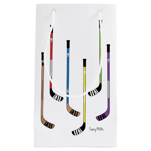 Hockey Sticks Colorful Klein Cadeauzakje (Voorkant)