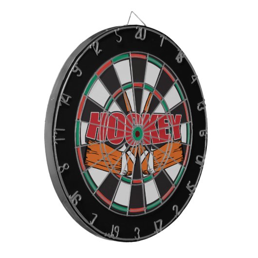 Hockey Sticks Dartbord (Voorkant Links)