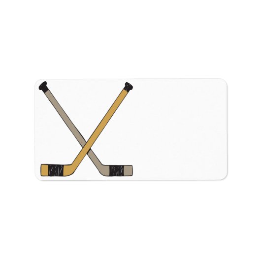 Hockey Sticks Etiket (Voorkant)
