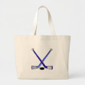 Hockey Sticks Grote Tote Bag (Voorkant)