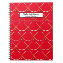 Hockey Sticks |MVP Puck Pattern Red Name | Onderwe