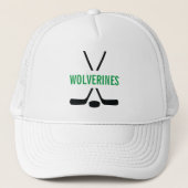Hockey Sticks Personalized Trucker Pet (Voorkant)
