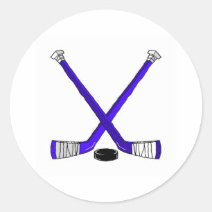 Hockey Sticks Ronde Sticker