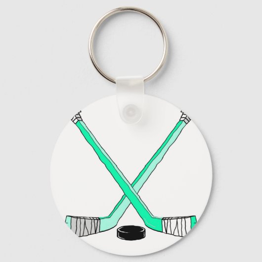 Hockey Sticks Sleutelhanger (Voorkant)