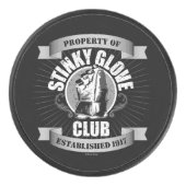 Hockey Stinky Glove Club Puck (Voorkant)