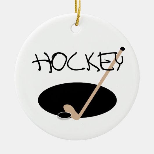 HOCKEY T-shirts en cadeautjes Keramisch Ornament (Voorkant)