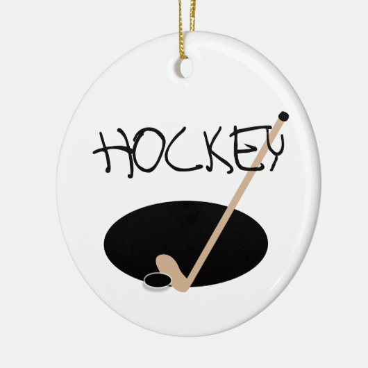 HOCKEY T-shirts en cadeautjes Keramisch Ornament (Links)